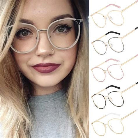 trendy round glasses.